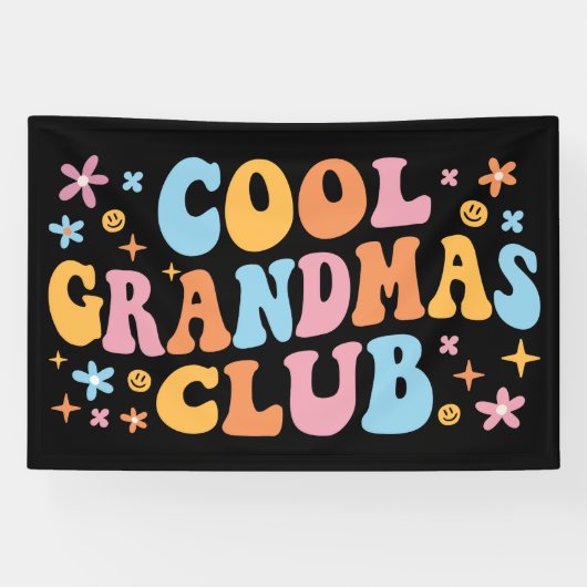 Cool Grandma's Club III Spandoek (Horizontaal)