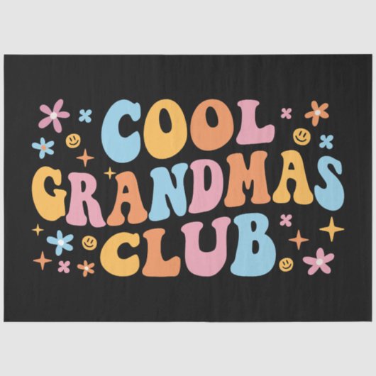 Cool Grandmas Club III Tissuepapier (Voorkant)