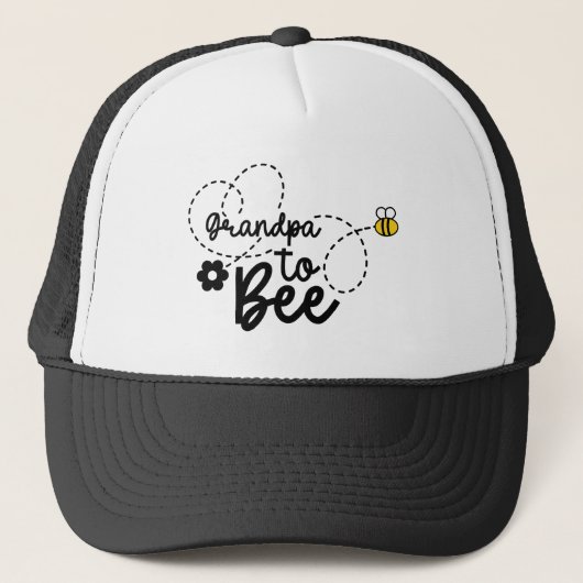 Cool Grandpa bee word art  Trucker Pet (Voorkant)