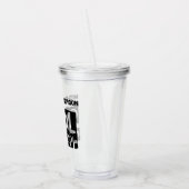 Cool Grandpa Modern Black Typography Acryl Drinkbeker (Links)