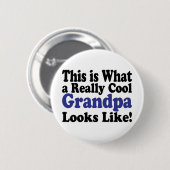 Cool Grandpa Ronde Button 5,7 Cm (Voorkant /achterkant)