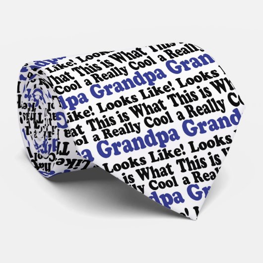 Cool Grandpa Stropdas (Opgerold)
