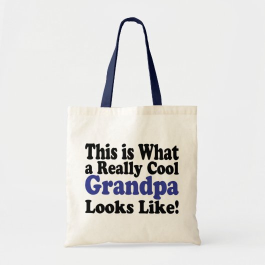 Cool Grandpa Tote Bag (Voorkant)