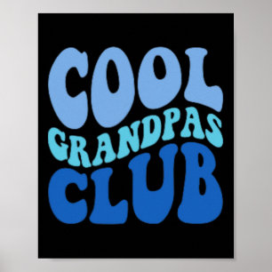Cool Grandpas Club Beste Opa Ever Vaders Dag P Poster