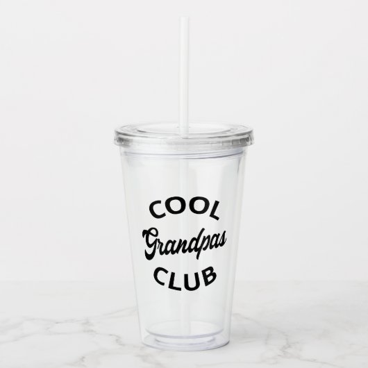 Cool Grandpas Club I Acryl Drinkbeker (Voorkant)