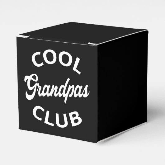 Cool Grandpas Club I Bedankdoosjes (Voorkant Zijde)