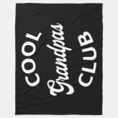 Cool Grandpas Club I Fleece Deken (Voorkant)