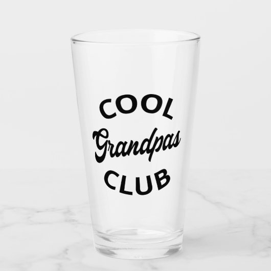 Cool Grandpas Club I Glas (Voorkant)