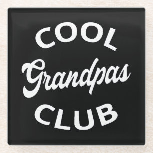 Cool Grandpas Club I Glazen Onderzetter