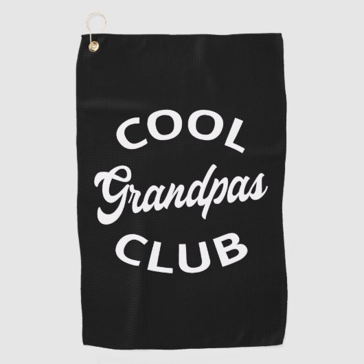 Cool Grandpas Club I Golfhanddoek (Voorkant)