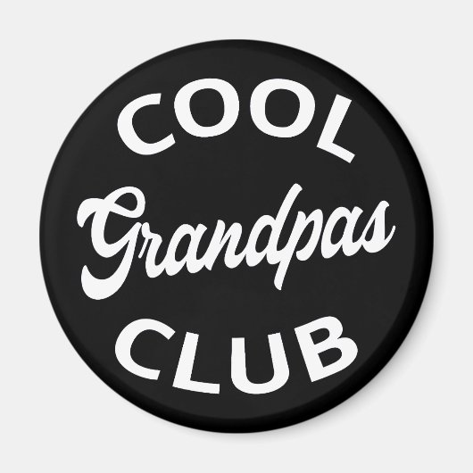 Cool Grandpas Club I Magneet (Voorkant)