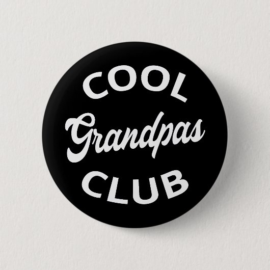 Cool Grandpas Club I Ronde Button 5,7 Cm (Voorkant)
