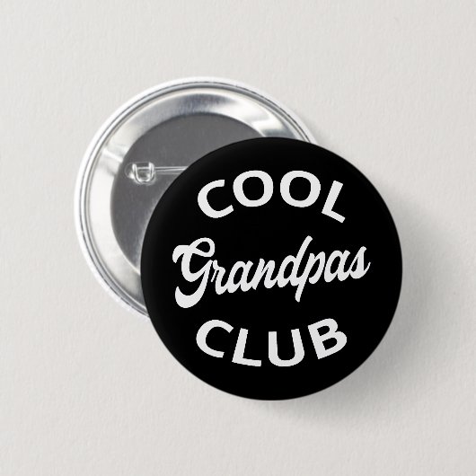 Cool Grandpas Club I Ronde Button 5,7 Cm (Voorkant /achterkant)