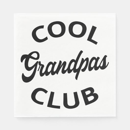 Cool Grandpas Club I Servet (Voorkant)