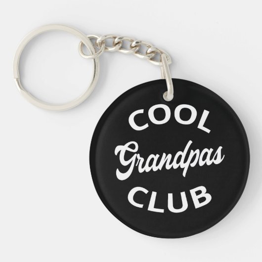 Cool Grandpas Club I Sleutelhanger (Voorkant)