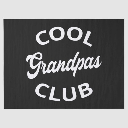 Cool Grandpas Club I Tissuepapier (Voorkant)