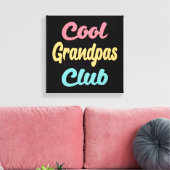 Cool Grandpas Club II Canvas Afdruk (Insitu (Woonkamer))
