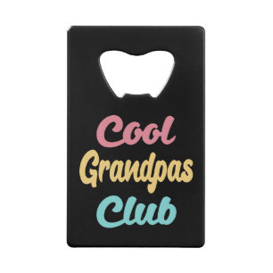 Cool Grandpas Club II Creditkaart Flessenopener