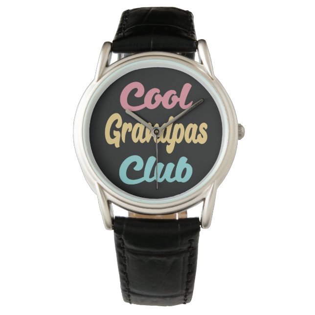 Cool Grandpas Club II Horloge (Voorkant)