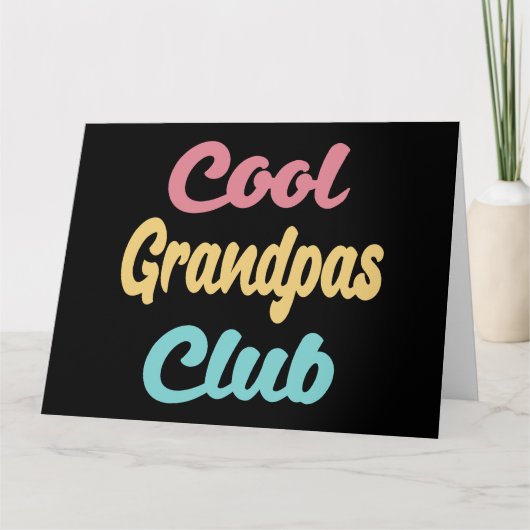 Cool Grandpas Club II Kaart (Voorkant)