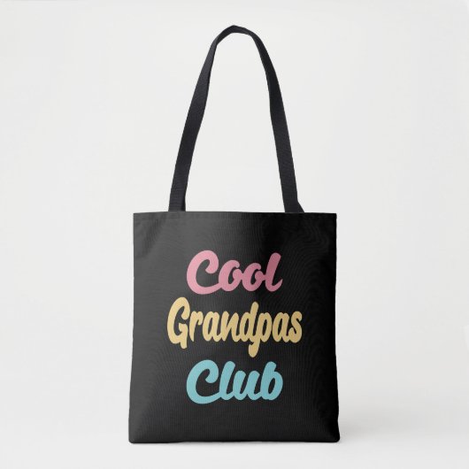 Cool Grandpas Club II Tote Bag (Voorkant)
