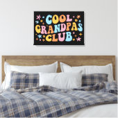 Cool Grandpas Club III Canvas Afdruk (Insitu (Slaapkamer))