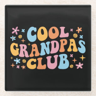Cool Grandpas Club III Glazen Onderzetter