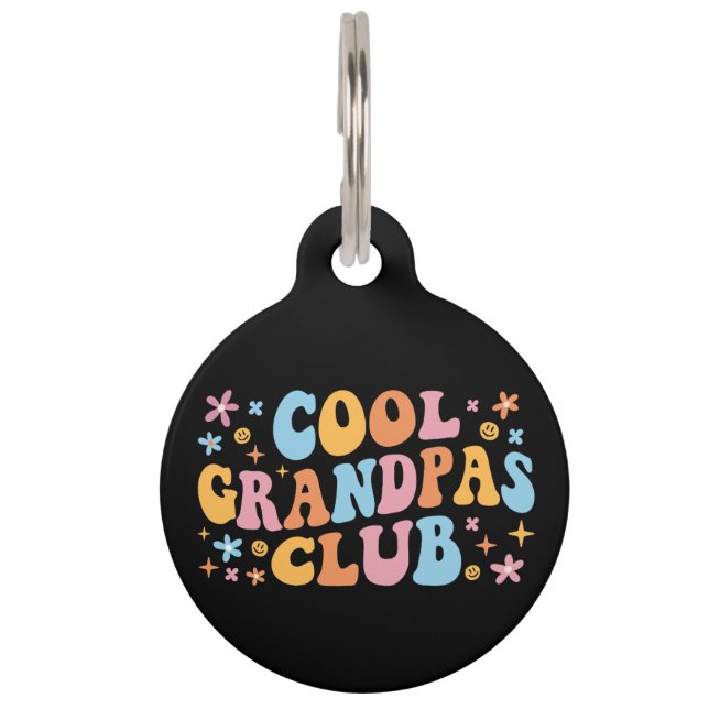 Cool Grandpas Club III Huisdierpenning (Voorkant)