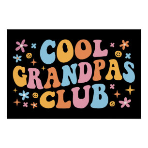Cool Grandpas Club III Perfect Poster