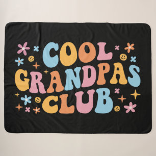Cool Grandpas Club III Sherpa Deken