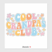Cool Grandpas Club III Sticker (Vel)