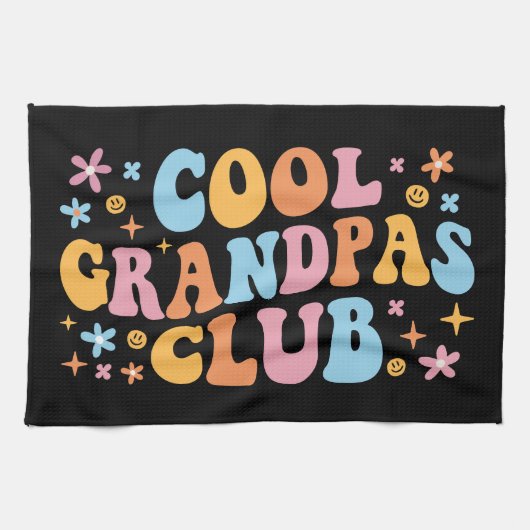 Cool Grandpas Club III Theedoek (Horizontaal)