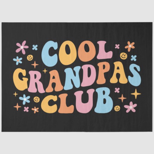 Cool Grandpas Club III Tissuepapier (Voorkant)