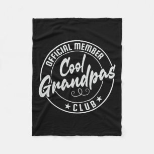Cool Grandpas Club officieel lid Fleece Deken