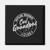 Cool Grandpas Club officieel lid  Magneet (Voorkant)