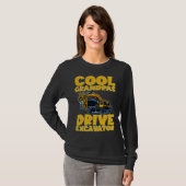 Cool Grandpas Drive Excavator       T-shirt (Voorkant volledig)
