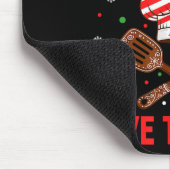 Cool Grandpas Love To Cook Festive Fun Candy Cane Muismat (Hoek)