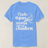 Cool grandpas ras pigeons pigeon fanciers carrier t-shirt (Design voorkant)