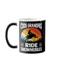 Cool Grandpas Ride Snowmobiles opa