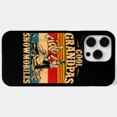 Cool Grandpas rides Snowmobies Snowmobile Snowmob Case-Mate iPhone Case (Achterkant (horizontaal))