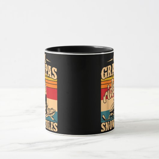 Cool Grandpas rides Snowmobies Snowmobile Snowmob Mok (Midden)