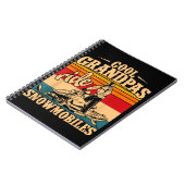 Cool Grandpas rides Snowmobies Snowmobile Snowmob Notitieboek (Linkerzijde)