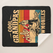 Cool Grandpas rides Snowmobies Snowmobile Snowmob Sherpa Deken (Voorkant (horizontaal))