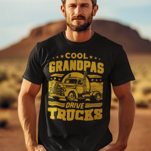 Cool grandpas:  truckkunst t-shirt