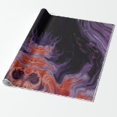 Cool Granite Oil Slick Cadeaupapier (Uitgerold)