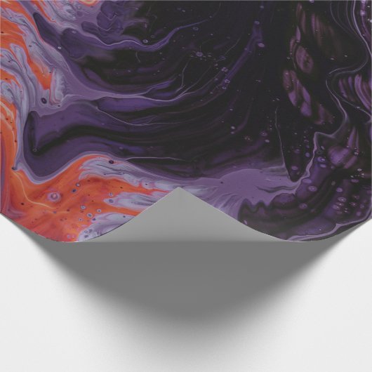 Cool Granite Oil Slick Cadeaupapier (Hoek)