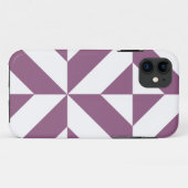 Cool Grape Geometric Deco Cube Pattern Case-Mate iPhone Case (Achterkant (horizontaal))