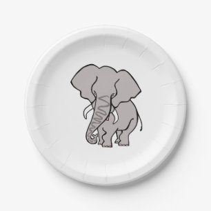 Cool graphic - African ELEPHANT - Dierenvriend - Papieren Bordje