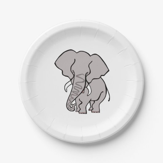 Cool graphic - African ELEPHANT - Dierenvriend - Papieren Bordje (Voorkant)