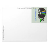 Cool graphic -ARMADILLO -Bedreigd dier- Natuur Notitieblok (Voorkant)